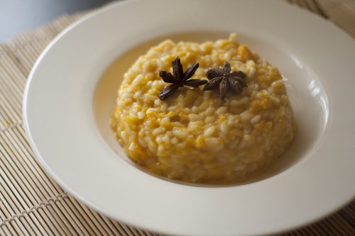 Risotto alla zucca gialla